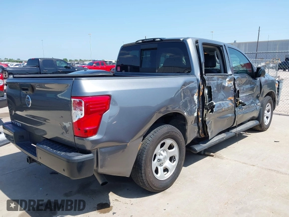 2020 Nissan Titan S with VIN 1N6AA1EE7LN504559, listed as a IAAI auction lot 42200436 with 65,925 mi miles and . Bid and sale history available at DreamBid. Image 4.