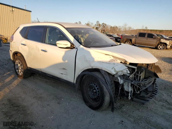 2015 Nissan Rogue S with VIN 5N1AT2MV4FC926059, listed as a Copart auction lot 46669345 with 173186 miles and Salvage Title. Bid and sale history available at carsss.com. Image 4.