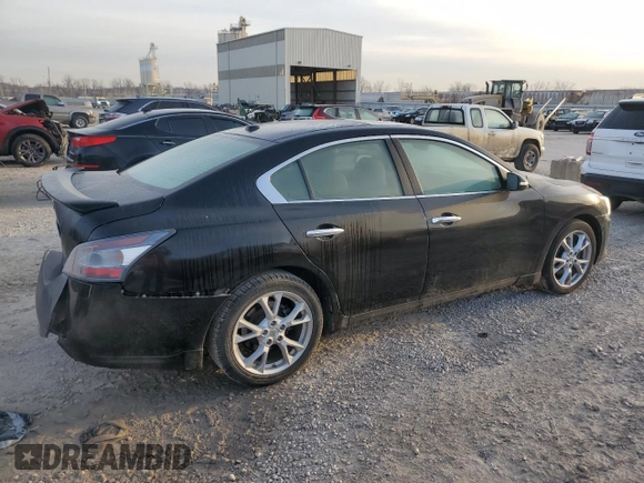 2013 Nissan Maxima S with VIN 1N4AA5AP9DC845465, listed as a Copart auction lot 47949435 with 73,058 mi miles and Salvage Title. Bid and sale history available at DreamBid. Image 3.