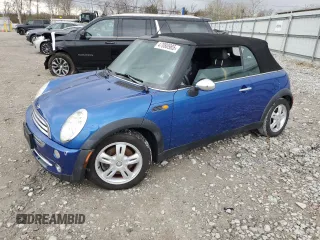 2006 MINI Convertible with VIN WMWRF33586TG15465, listed as a Copart auction lot 47080985 with 146,155 mi miles and Clean Title. Bid and sale history available at DreamBid. Image 1.