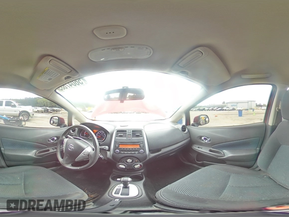 2014 Nissan Note S with VIN 3N1CE2CP3EL428614, listed as a Copart auction lot 56047685 with 183,434 mi miles and Salvage title. Bid and sale history available at DreamBid. Image 14.