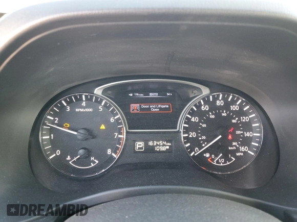 2013 Nissan Pathfinder SV with VIN 5N1AR2MM1DC617765, listed as a Copart auction lot 48526705 with 163,454 mi miles and Salvage Title. Bid and sale history available at carsss.com. Image 9.