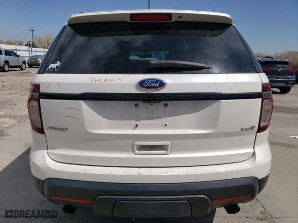 2015 Ford Explorer Sport with VIN 1FM5K8GT6FGC49753, listed as a Copart auction lot 52914555 with 141,082 mi miles and Salvage Title. Bid and sale history available at carsss.com. Image 6.