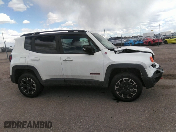 2023 Jeep Renegade Trailhawk with VIN ZACNJDC15PPP67715, listed as a IAAI auction lot 42141085 with 25,748 mi miles and . Bid and sale history available at DreamBid. Image 13.