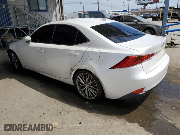 2017 Lexus IS 200t with VIN JTHBA1D26H5059736, listed as a Copart auction lot 52641675 with 120,602 mi miles and Salvage title. Bid and sale history available at DreamBid. Image 2.