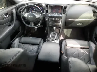 2016 Infiniti QX70 with VIN JN8CS1MW4GM400288, listed as a Copart auction lot 51423095 with 115,733 mi miles and Salvage title. Bid and sale history available at DreamBid. Image 8.