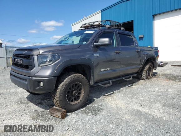 2014 Toyota Tundra 4WD Truck SR5 with VIN 5TFDY5F10EX400758, listed as a Copart auction lot 69950174 with 130,657 mi miles and Salvage Title. Bid and sale history available at carsss.com. Image 1.