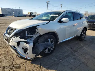 2022 Nissan Murano S with VIN 5N1AZ2AS8NC129126, listed as a Copart auction lot 86288094 with 60,496 mi miles and Salvage Title. Bid and sale history available at carsss.com. Image 1.