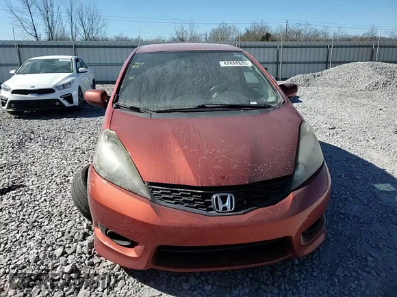2012 Honda Fit Sport with VIN JHMGE8H57CC024375, listed as a Copart auction lot 47444835 with 0 mi miles and Salvage Title. Bid and sale history available at carsss.com. Image 10.