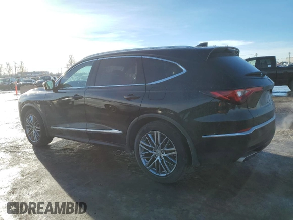 2022 Acura MDX w/Advance Package with VIN 5J8YE1H8XNL804771, listed as a Copart auction lot 88961925 with 51,966 mi miles and Clean Title. Bid and sale history available at carsss.com. Image 2.