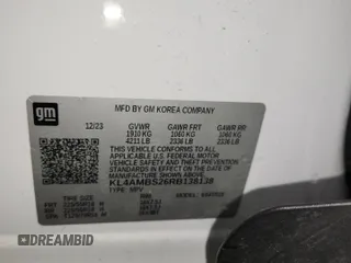 2024 Buick Encore GX Preferred с VIN KL4AMBS26RB138138, выставлен на аукционе Copart как лот 60132925 с пробегом 11 642 миль миль и Чистый • Clean title. История ставок и продаж доступна на DreamBid. Изображение 13.