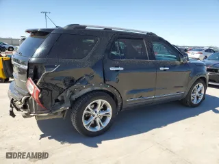 2015 Ford Explorer Limited with VIN 1FM5K7F82FGA41392, listed as a Copart auction lot 47370875 with 155,590 mi miles and Salvage Title. Bid and sale history available at carsss.com. Image 3.
