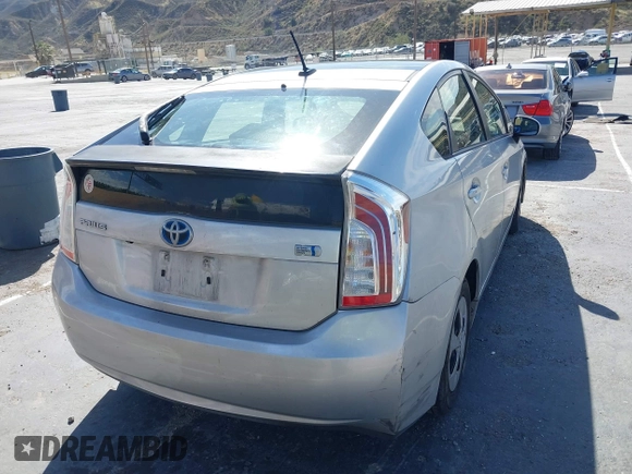 2012 Toyota Prius One with VIN JTDKN3DU6C5420412, listed as a IAAI auction lot 41655584 with 161,388 mi miles and . Bid and sale history available at DreamBid. Image 4.