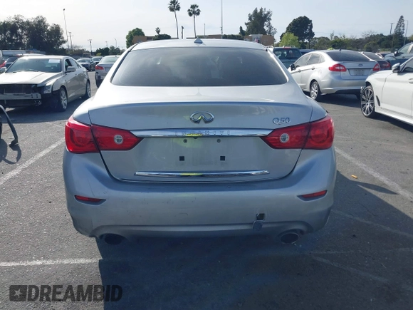 2014 Infiniti Q50 Sport with VIN JN1BV7AP9EM674097, listed as a IAAI auction lot 41741697 with 105,797 mi miles and . Bid and sale history available at DreamBid. Image 16.