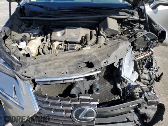 2021 Lexus NX 300 with VIN JTJGARBZ7M2191564, listed as a Copart auction lot 57974155 with 52,499 mi miles and Salvage title. Bid and sale history available at DreamBid. Image 12.