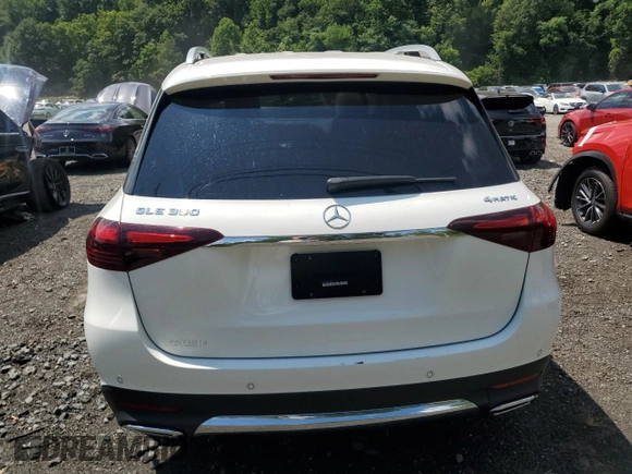 2024 Mercedes-Benz GLE 350 with VIN 4JGFB4FB9RB035122, listed as a Copart auction lot 66185215 with 32,158 mi miles and Salvage title. Bid and sale history available at DreamBid. Image 6.