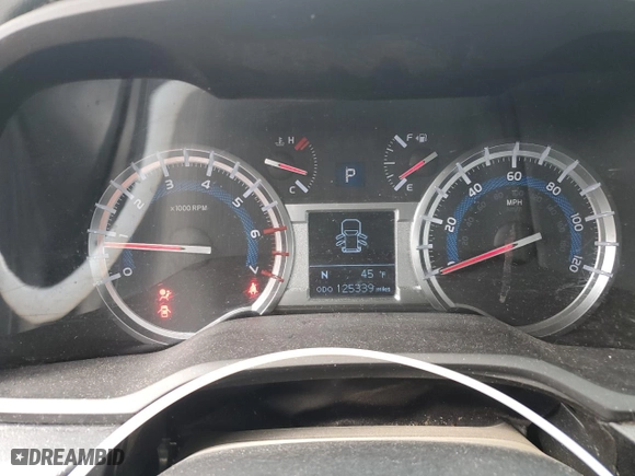 2019 Toyota 4Runner SR5 with VIN JTEBU5JR9K5720616, listed as a Copart auction lot 51187255 with 125,339 mi miles and Salvage Title. Bid and sale history available at carsss.com. Image 9.