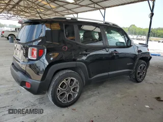 2015 Jeep Renegade Limited with VIN ZACCJBDT7FPB25249, listed as a Copart auction lot 59015645 with 101,602 mi miles and Salvage title. Bid and sale history available at DreamBid. Image 3.