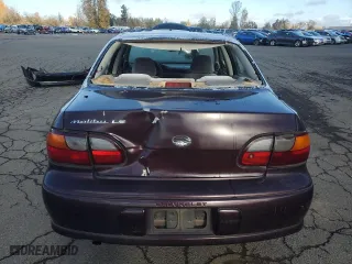 1998 Chevrolet Malibu LS with VIN 1G1NE52M5W6258534, listed as a Copart auction lot 81074124 with 0 mi miles and Clean Title. Bid and sale history available at carsss.com. Image 6.