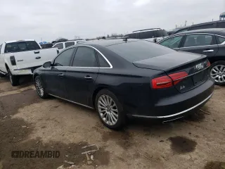 2015 Audi A8 4.0T with VIN WAUJ2AFD3FN024977, listed as a Copart auction lot 39952623 with 102,365 mi miles and . Bid and sale history available at DreamBid. Image 2.