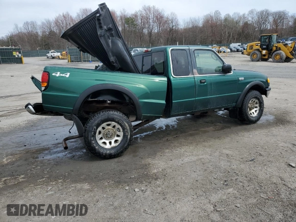 1999 Mazda B-Series Truck SE with VIN 4F4ZR17X2XTM25631, listed as a Copart auction lot 51625715 with 204,134 mi miles and Salvage Title. Bid and sale history available at DreamBid. Image 3.