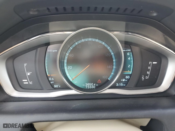 2015 Volvo XC60 T6 Drive-E with VIN YV449MDK7F2680256, listed as a Copart auction lot 53348885 with 73,330 mi miles and Salvage Title. Bid and sale history available at carsss.com. Image 9.
