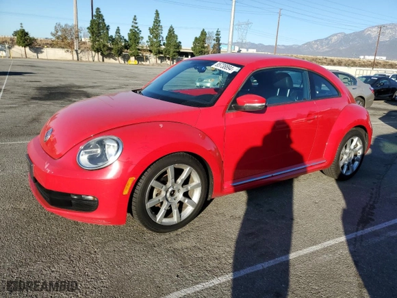 2012 Volkswagen Beetle 2.5L PZEV with VIN 3VWJP7AT5CM629916, listed as a Copart auction lot 85738894 with 93,172 mi miles and Clean Title. Bid and sale history available at carsss.com. Image 1.