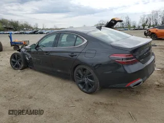 2022 Genesis G70 3.3T z VIN KMTG54TE2NU081955, wystawiony jako Copart lot #52113265 z przebiegiem 33 005 mil mil oraz Szkody całkowita. Historia ofert i sprzedaży dostępna na DreamBid. Obrazek 2.