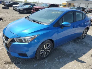 2021 Nissan Versa SV z VIN 3N1CN8EV2ML892619, wystawiony jako Copart lot #53611595 z przebiegiem 80 361 mil mil oraz Szkoda całkowita • Salvage title. Historia ofert i sprzedaży dostępna na DreamBid. Obrazek 1.