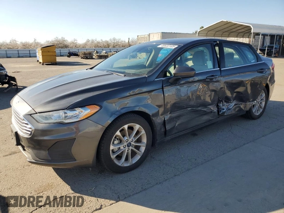 2019 Ford Fusion SE with VIN 3FA6P0HD4KR178502, listed as a Copart auction lot 46633105 with 43,904 mi miles and Salvage Title. Bid and sale history available at carsss.com. Image 1.