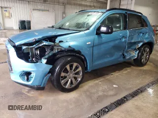 2013 Mitsubishi Outlander Sport LE with VIN 4A4AR5AU9DE021892, listed as a Copart auction lot 88251735 with 0 mi miles and Salvage Title. Bid and sale history available at carsss.com. Image 1.
