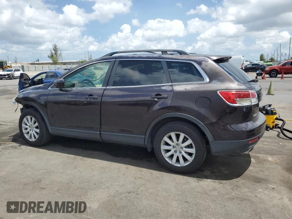 2008 Mazda CX-9 Touring with VIN JM3TB38V180145415, listed as a Copart auction lot 61604775 with 196,379 mi miles and Salvage title. Bid and sale history available at DreamBid. Image 2.