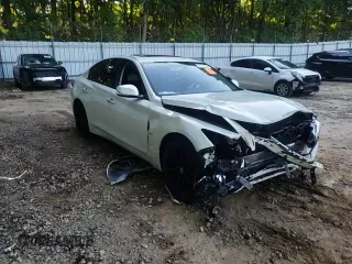 2017 Infiniti Q50 Premium with VIN JN1EV7AR2HM830404, listed as a Copart auction lot 57874785 with 104,369 mi miles and Salvage title. Bid and sale history available at DreamBid. Image 13.