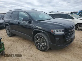 2021 GMC Acadia SLE with VIN 1GKKNKLS9MZ108979, listed as a Copart auction lot 84821504 with 34,164 mi miles and Salvage Title. Bid and sale history available at DreamBid. Image 4.