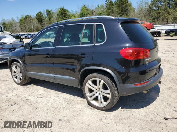 2012 Volkswagen Tiguan SEL with VIN WVGAV7AX2CW538660, listed as a Copart auction lot 52070165 with 111,673 mi miles and Clean Title. Bid and sale history available at DreamBid. Image 2.
