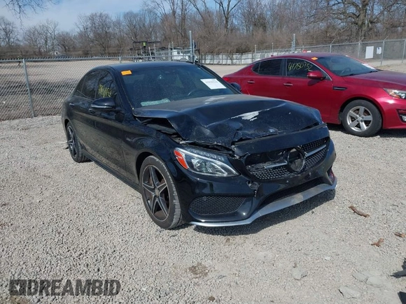 2016 Mercedes-Benz C 450 AMG with VIN 55SWF6EB7GU132155, listed as a IAAI auction lot 41810134 with 108,797 mi miles and . Bid and sale history available at carsss.com. Image 1.