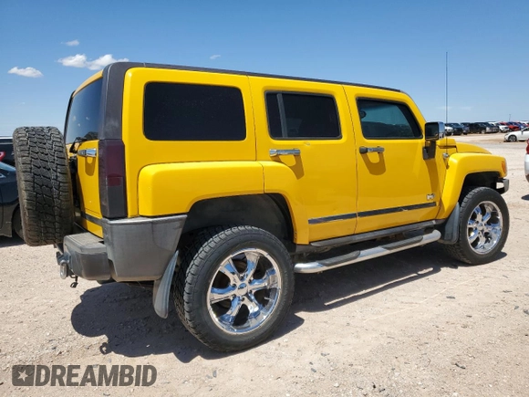 2007 Hummer H3 SUV with VIN 5GTDN13E378134277, listed as a Copart auction lot 56284205 with 135,534 mi miles and Clean Title. Bid and sale history available at DreamBid. Image 3.