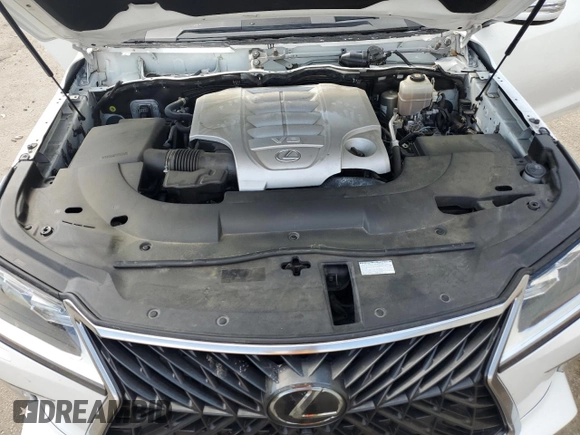 2020 Lexus LX 570 with VIN JTJDY7AX6L4332372, listed as a Copart auction lot 57315675 with 132,418 mi miles and Salvage title. Bid and sale history available at DreamBid. Image 12.
