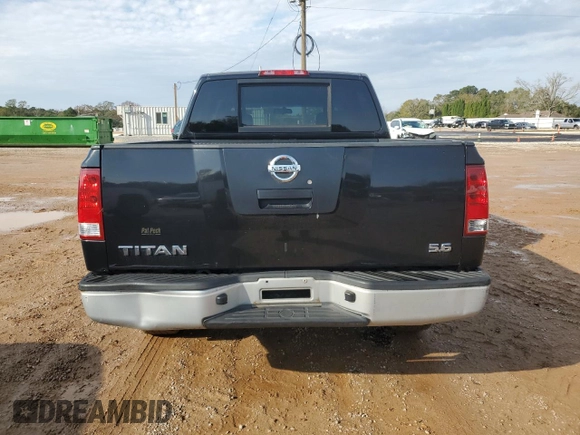 2008 Nissan Titan SE with VIN 1N6BA07D58N306668, listed as a Copart auction lot 83943094 with 214,460 mi miles and Salvage Title. Bid and sale history available at carsss.com. Image 6.