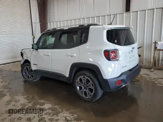 2015 Jeep Renegade Limited with VIN ZACCJBDT4FPB38928, listed as a Copart auction lot 54551955 with 15,689 mi miles and Salvage Title. Bid and sale history available at DreamBid. Image 2.
