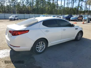 2013 Kia Optima LX with VIN KNAGM4A72D5359748, listed as a Copart auction lot 42993245 with 164,420 mi miles and Salvage Title. Bid and sale history available at carsss.com. Image 3.