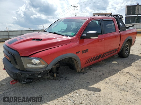 2016 Ram 1500 Rebel z VIN 1C6RR7YT8GS251598, wystawiony jako Copart lot #55291555 z przebiegiem 128 756 mil mil oraz Szkoda całkowita • Salvage title. Historia ofert i sprzedaży dostępna na DreamBid. Obrazek 1.
