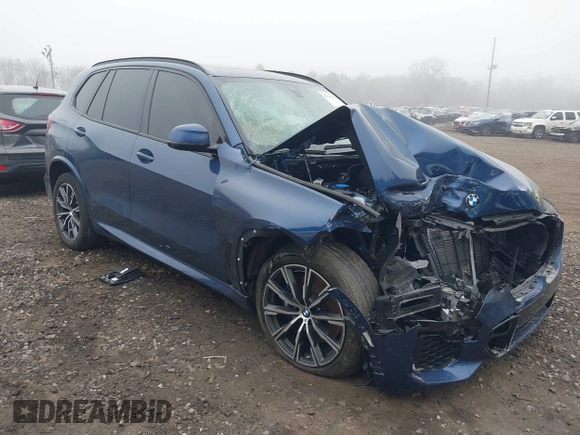 2023 BMW X5 xDrive40i z VIN 5UXCR6C08P9N95511, wystawiony jako IAAI lot #41901359 z przebiegiem 55 662 mil mil oraz . Historia ofert i sprzedaży dostępna na DreamBid. Obrazek 1.
