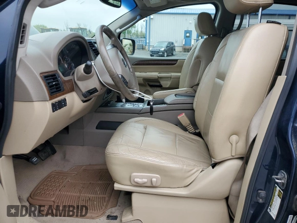 2008 Nissan Armada SE z VIN 5N1AA08C38N626345, wystawiony jako Copart lot #55940535 z przebiegiem 235 584 mil mil oraz Czysty tytuł • Clean title. Historia ofert i sprzedaży dostępna na DreamBid. Obrazek 7.
