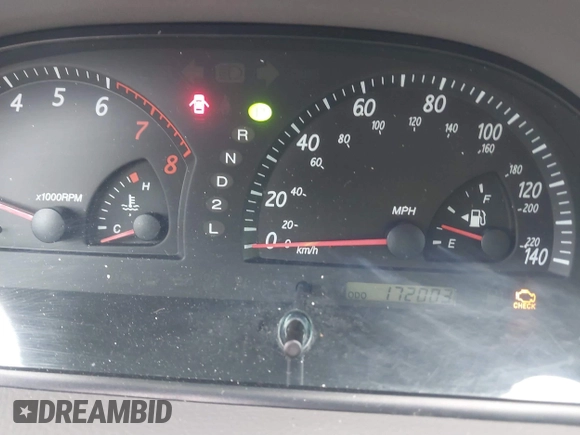 2004 Toyota Camry LE with VIN 4T1BE32K34U824059, listed as a IAAI auction lot 41344406 with 172,003 mi miles and . Bid and sale history available at DreamBid. Image 7.