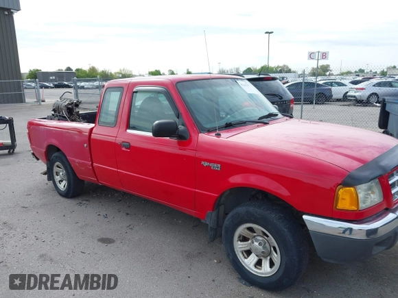 2001 Ford Ranger XL with VIN 1FTYR14UX1PA40512, listed as a IAAI auction lot 42141397 with 222,031 mi miles. Bid and sale history available at carsss.com. Image 1.