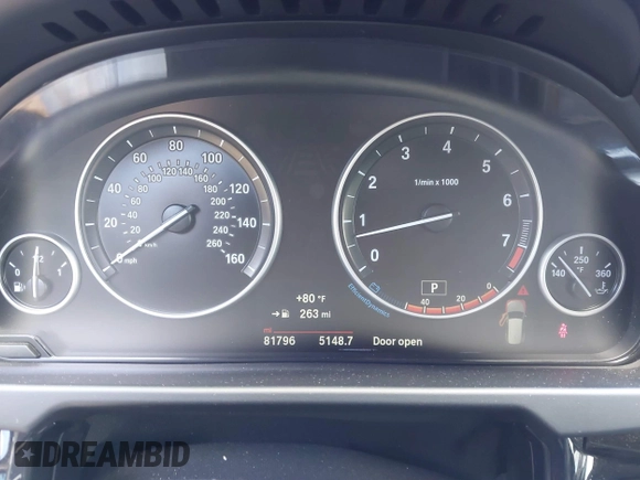 2016 BMW X5 sDrive35i with VIN 5UXKR2C51G0H42792, listed as a IAAI auction lot 41726108 with 81,796 mi miles. Bid and sale history available at carsss.com. Image 7.