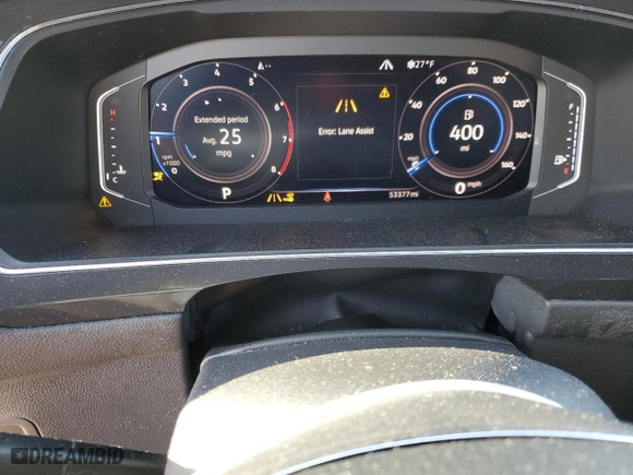 2019 Volkswagen Tiguan SEL Premium with VIN 3VV4B7AX5KM157802, listed as a Copart auction lot 41542975 with 53,377 mi miles and Salvage Title. Bid and sale history available at carsss.com. Image 9.