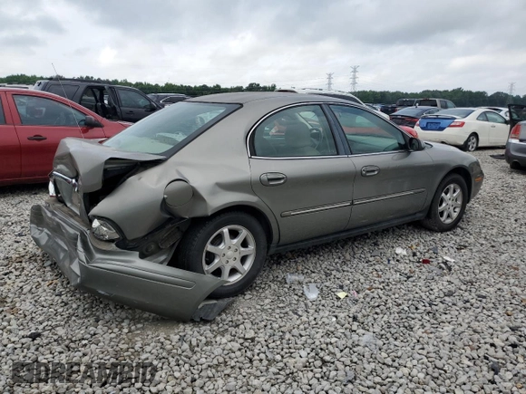 2001 Mercury Sable with VIN 1MEFM53U01A627026, listed as a Copart auction lot 57355804 with 248,244 mi miles and Salvage title. Bid and sale history available at DreamBid. Image 3.