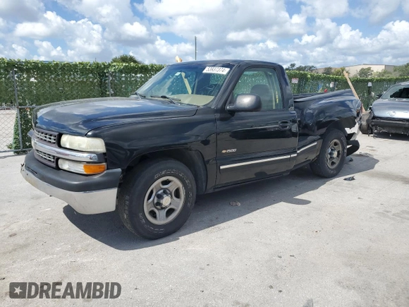 1999 Chevrolet Silverado 1500 with VIN 1GCEC14W1XZ145538, listed as a Copart auction lot 53937374 with 0 mi miles and Salvage Title. Bid and sale history available at carsss.com. Image 1.